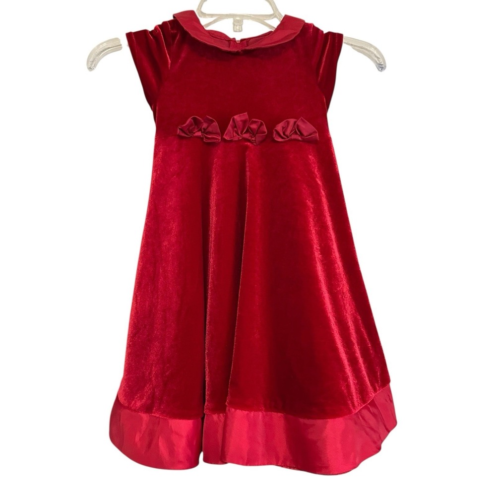 Sophie Rose Girls‎ Size 4T Red Party Dress Toddler Christmas Holiday Pageant